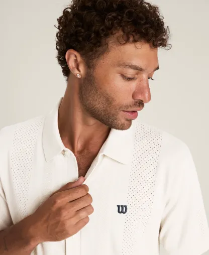 Wilson Lafayette Pique Button Up Polo