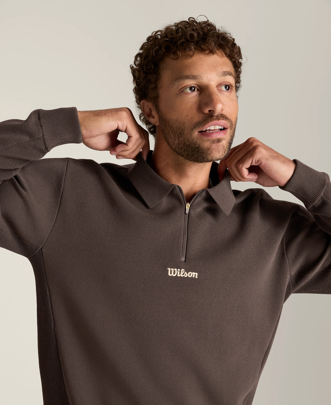 Wilson Technical Flat Knit Pop-Over