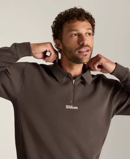 Wilson Technical Flat Knit Pop-Over