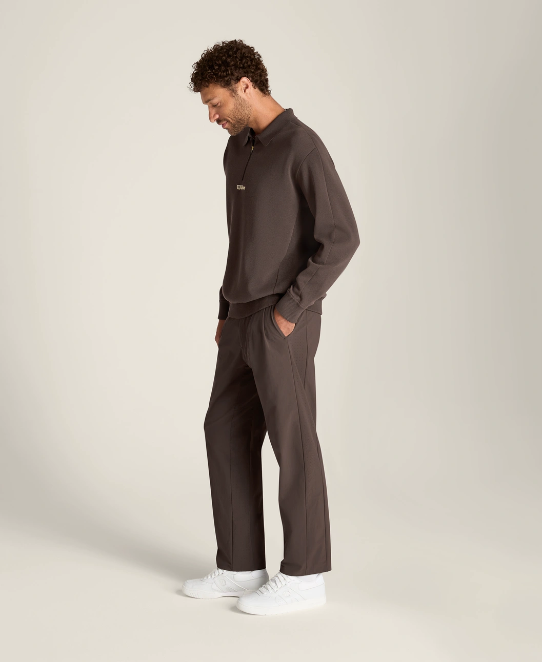 Wilson Technical Flat Knit Pop-Over