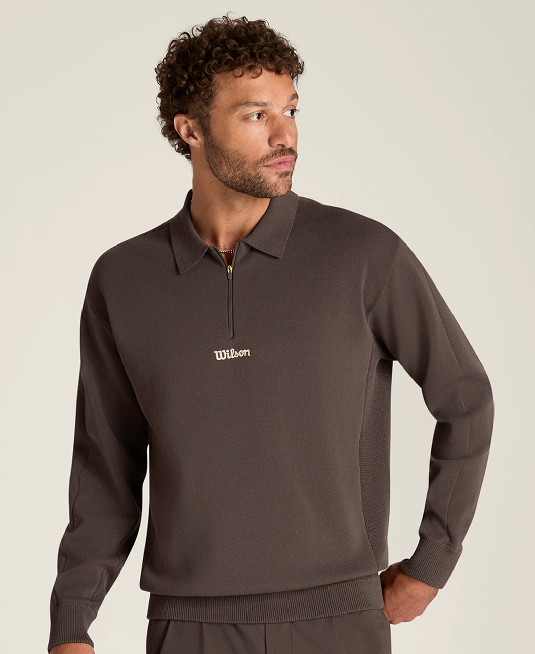 Wilson Technical Flat Knit Pop-Over