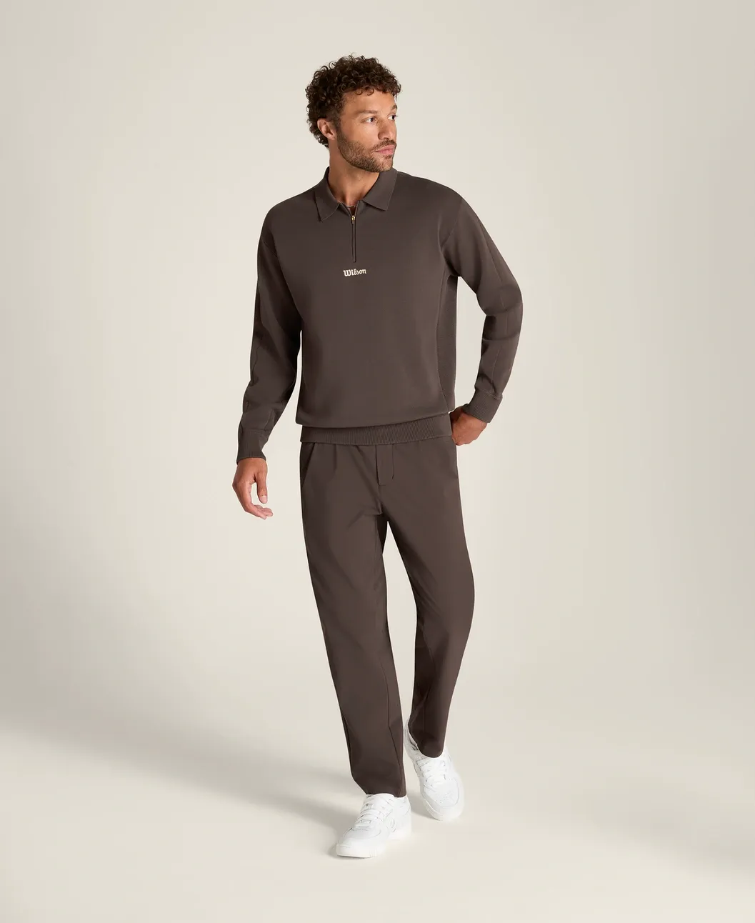 Wilson Technical Flat Knit Pop-Over