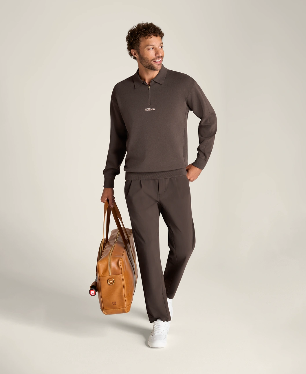 Wilson Technical Flat Knit Pop-Over