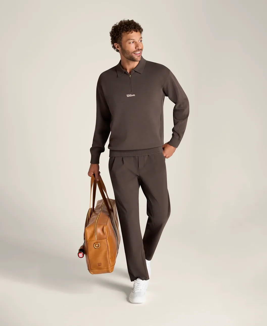 Wilson Technical Flat Knit Pop-Over