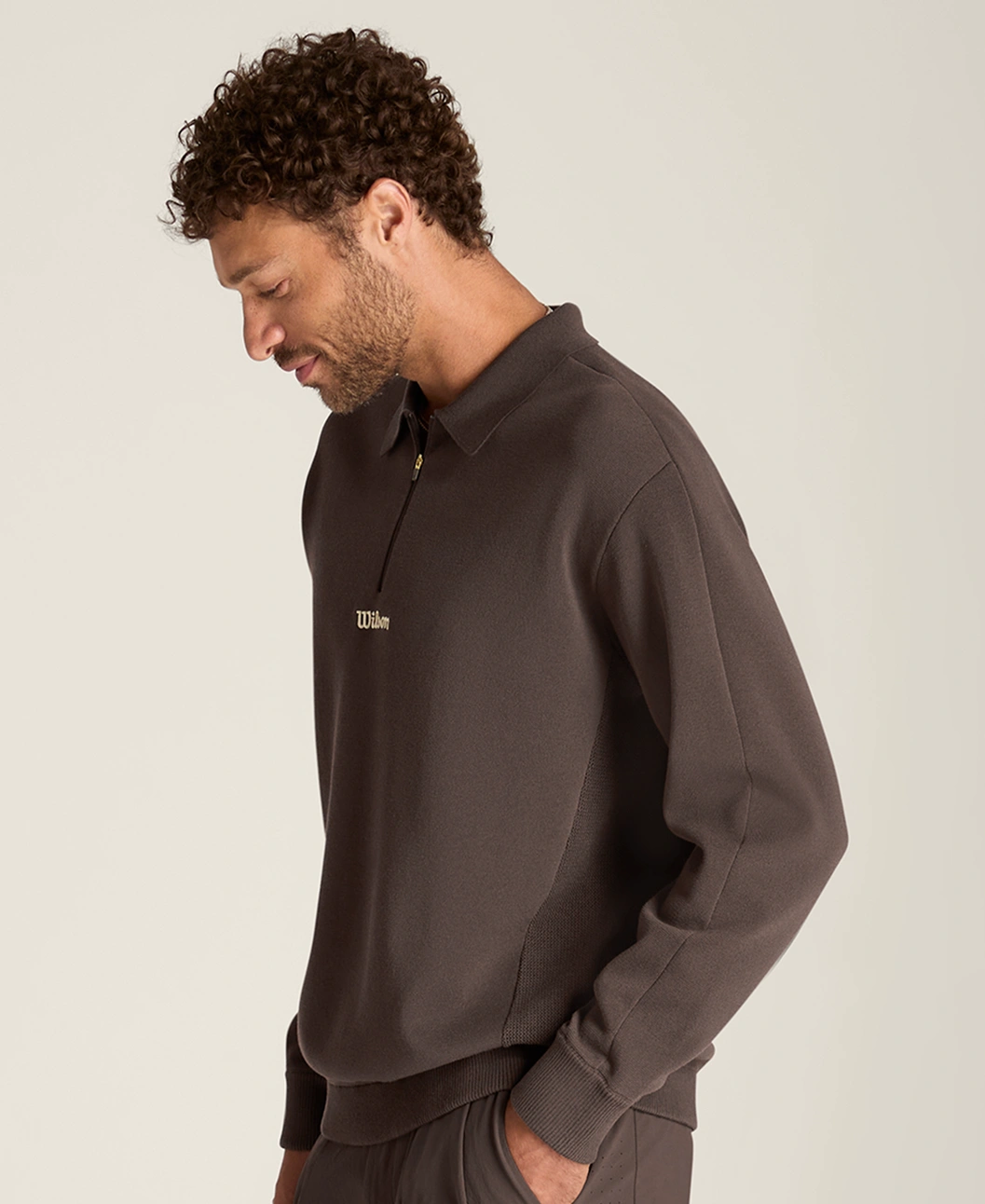 Wilson Technical Flat Knit Pop-Over