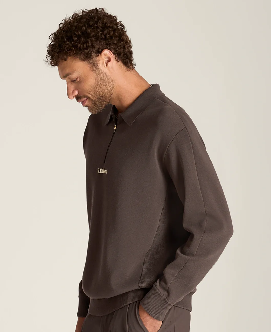 Wilson Technical Flat Knit Pop-Over