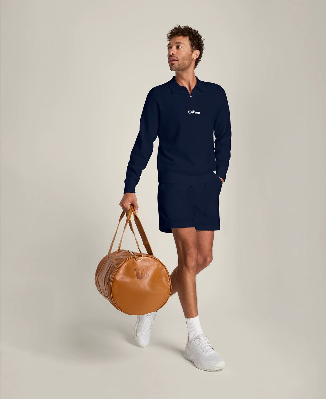 Wilson Technical Flat Knit Pop-Over