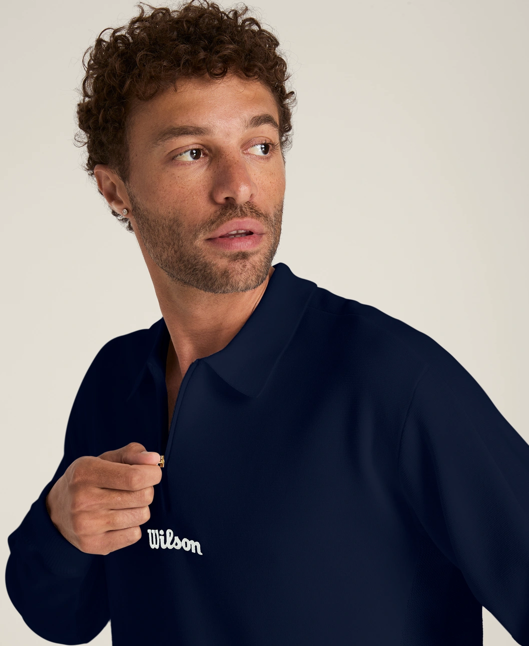 Wilson Technical Flat Knit Pop-Over