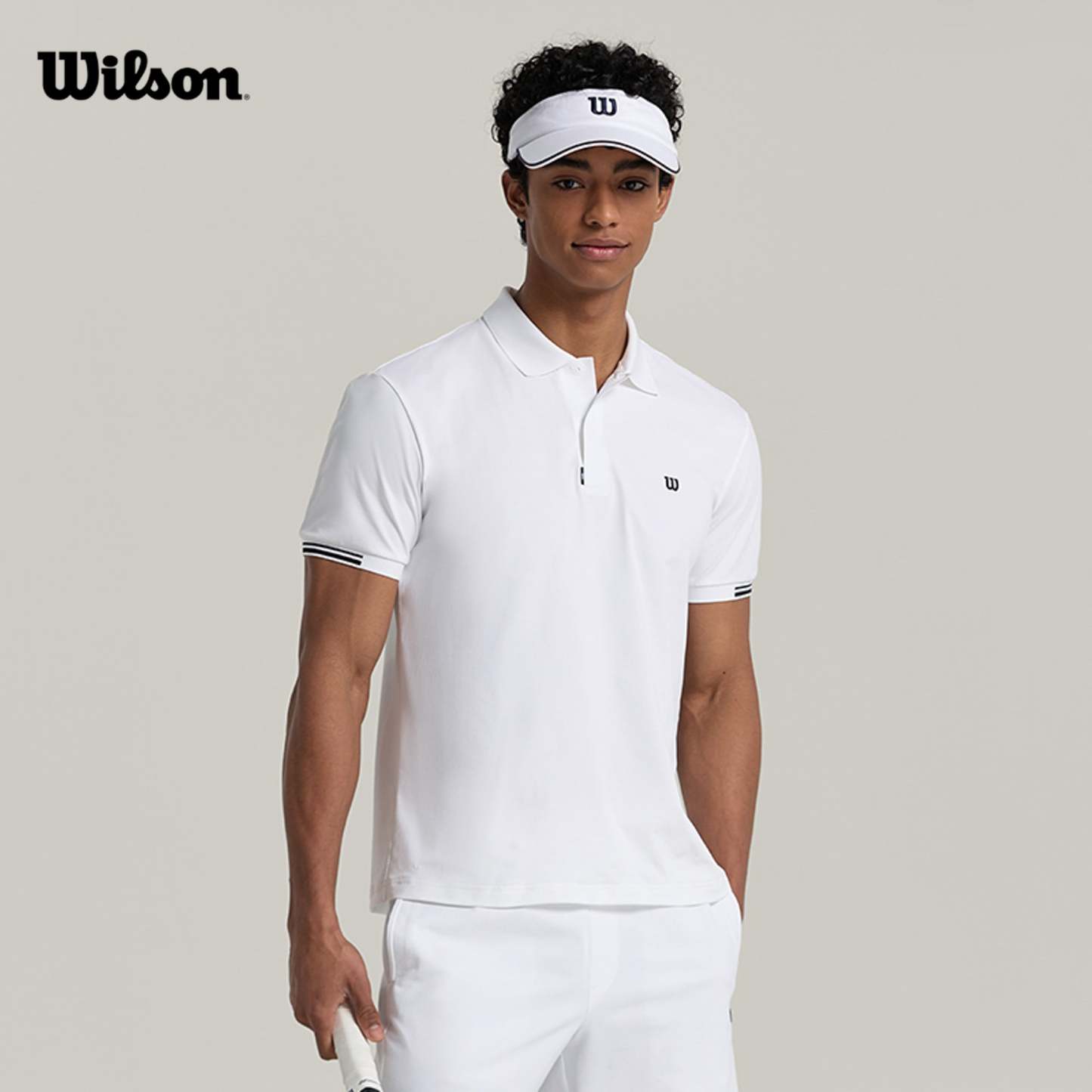 Men All-Sport Polo in Bright White