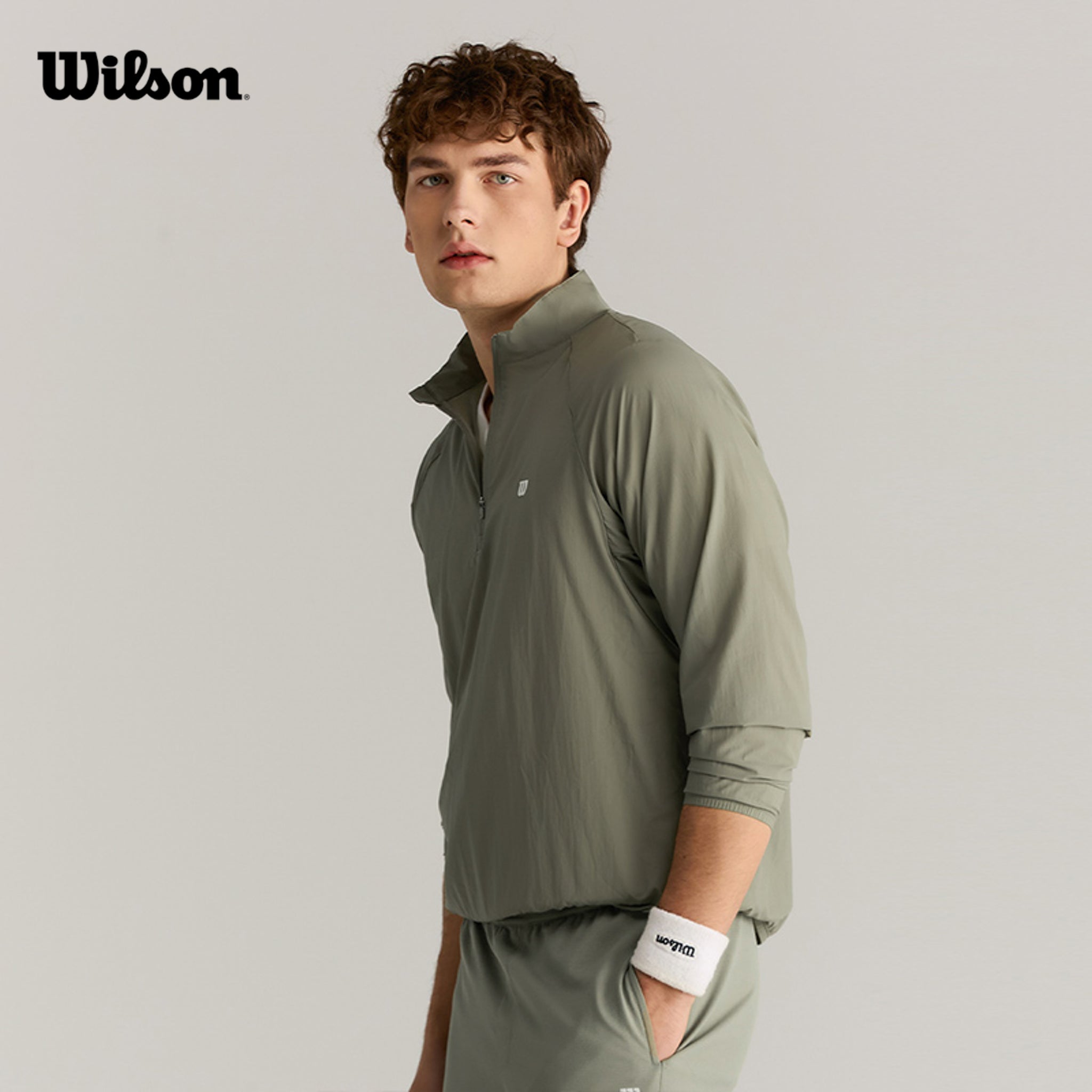 Wilson Player Half-Zip Wind Shell