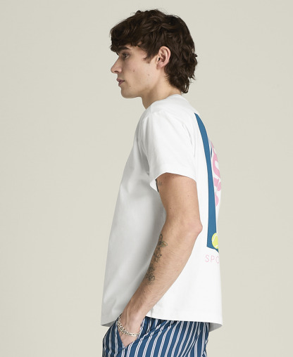 M CLASSIC CTN GRPHC BR WHT MT