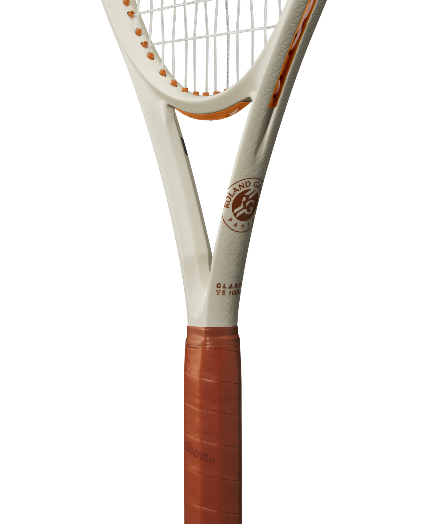 Wilson Clash 100L V3 Roland Garros 2025 Tennis Racket (Unstrung)