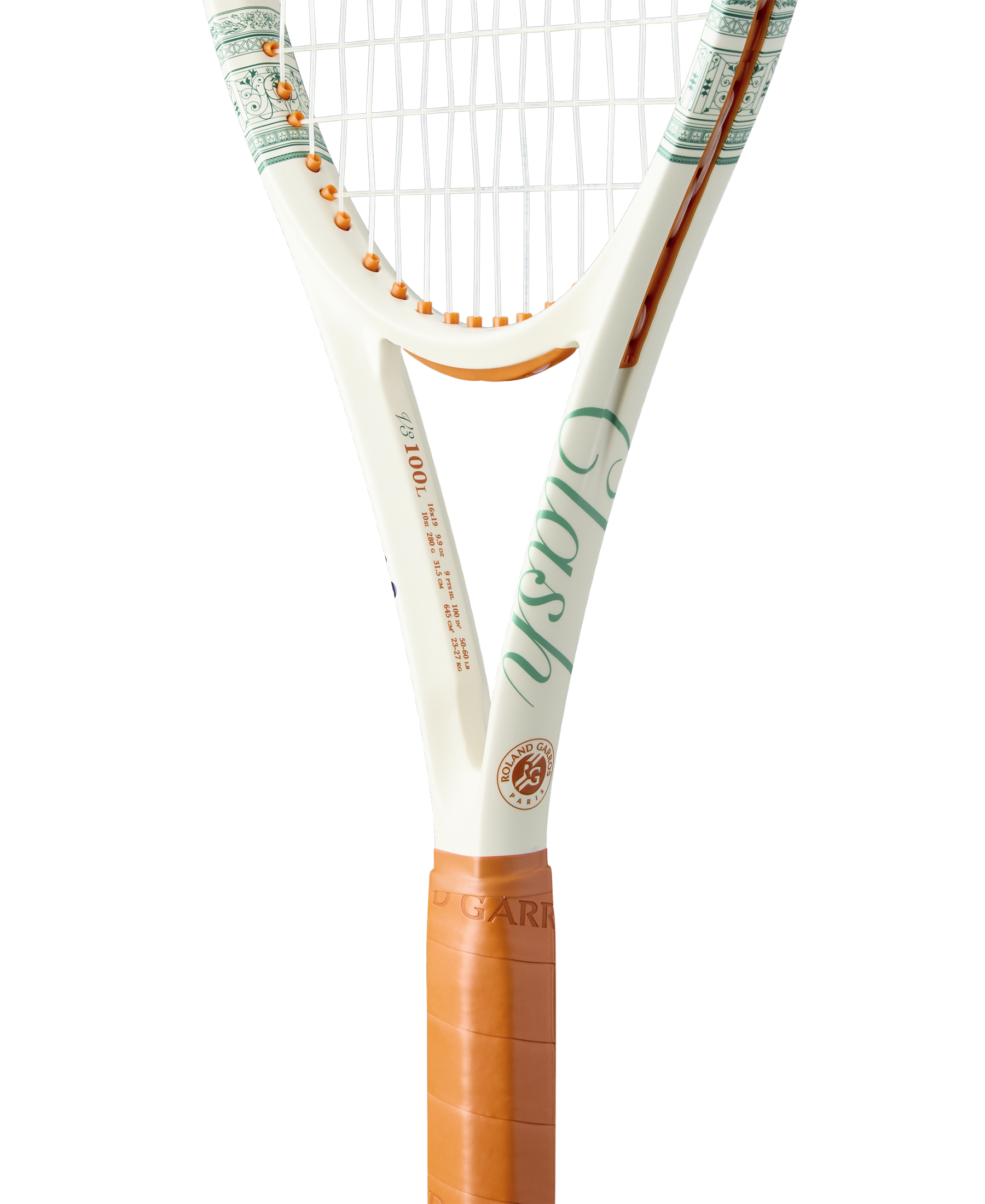 Wilson Clash 100L V3 Roland Garros 2026 Tennis Racket (Unstrung)