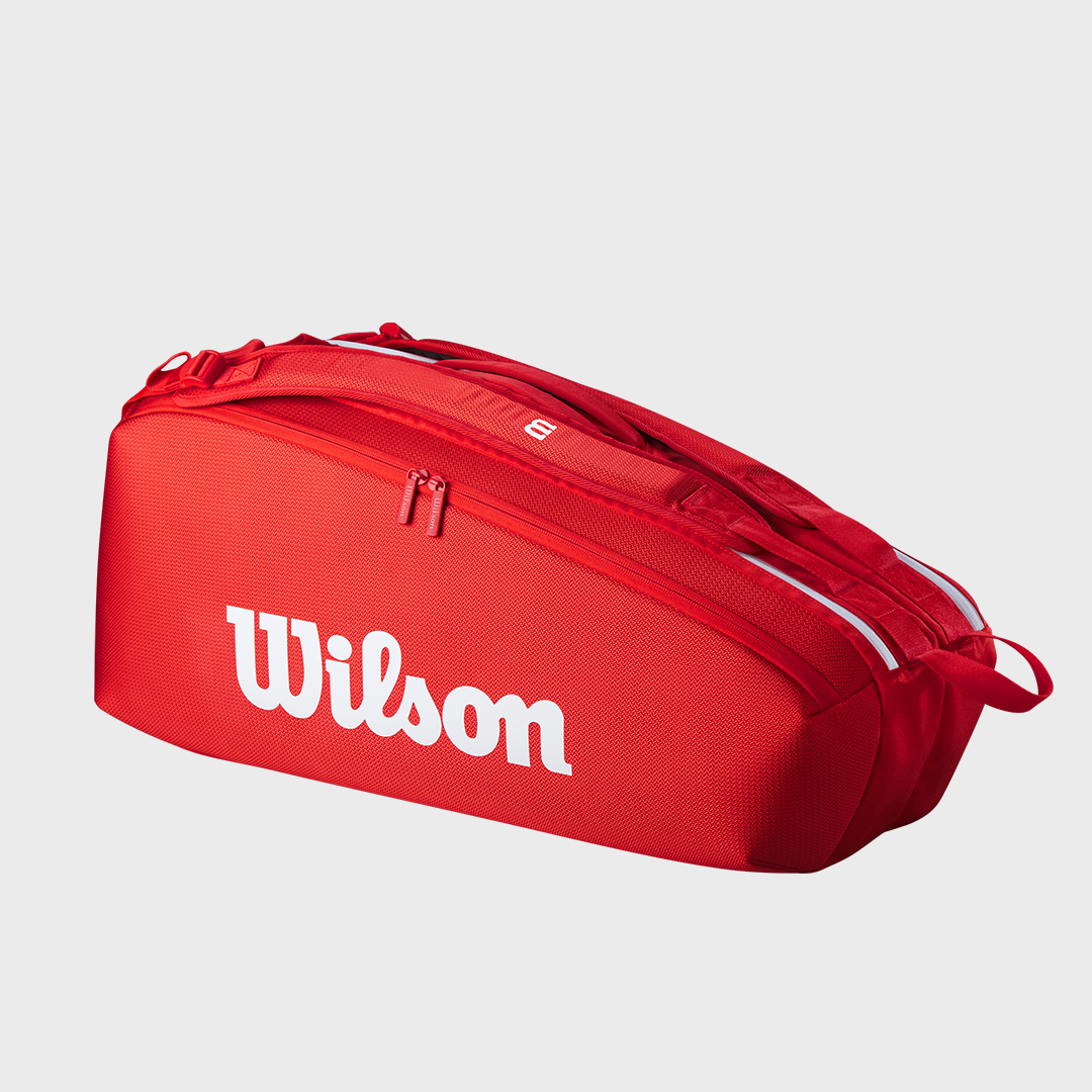 Super Tour 6Pk Tennis Bag 2025 Red