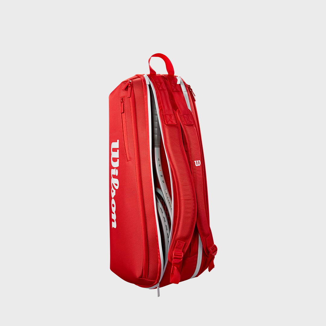 Super Tour 6Pk Tennis Bag 2025 Red