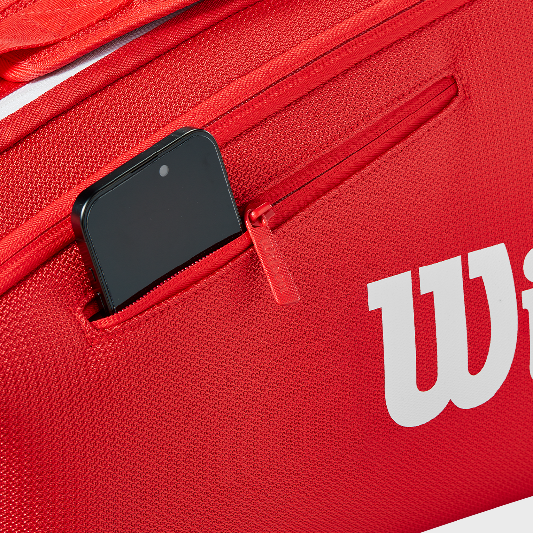 Super Tour 6Pk Tennis Bag 2025 Red