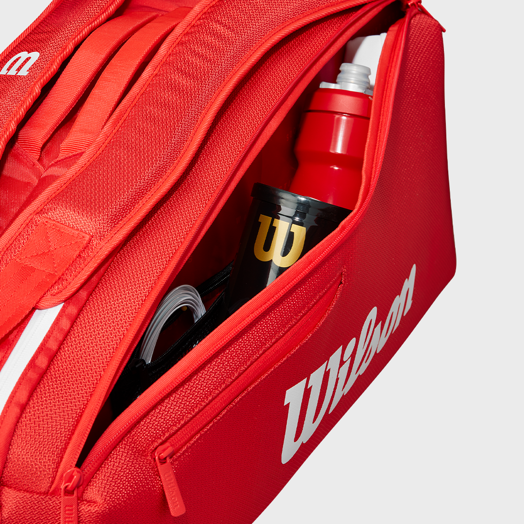 Super Tour 6Pk Tennis Bag 2025 Red