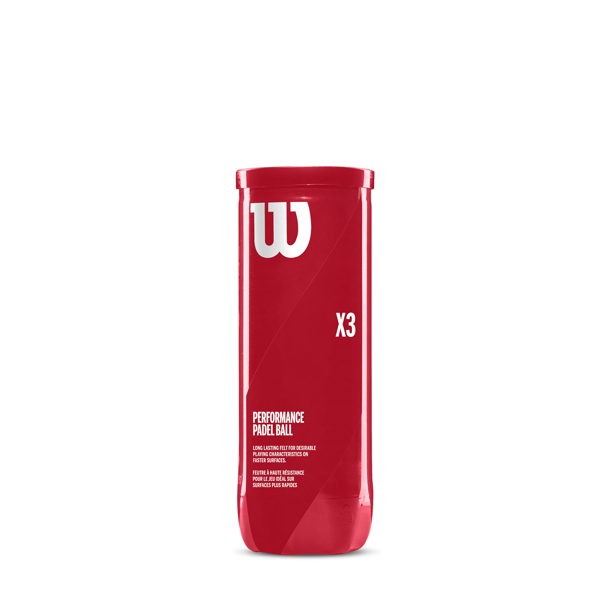 Wilson Padel X3 Performance Balls  3 balls per can WR8900801001