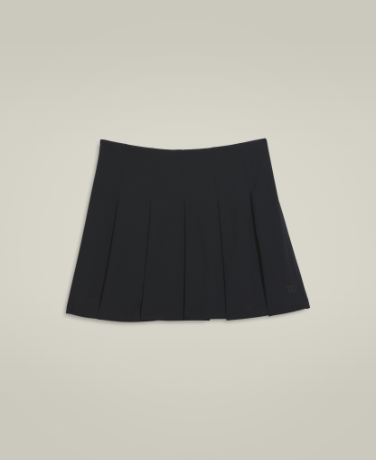 W CLASSIC PLEATED MINI SKIRT BLACK 2XS