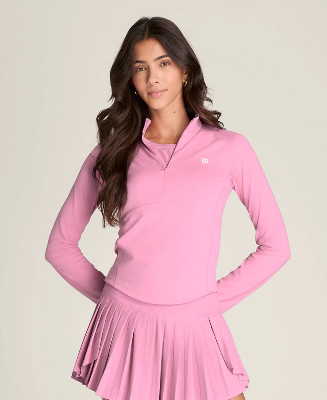 今期もの！美品　Wilson ピンク ハーフジップ長袖ウェア Wilson Advantage Half Zip – Wilson Philippines | Official Website