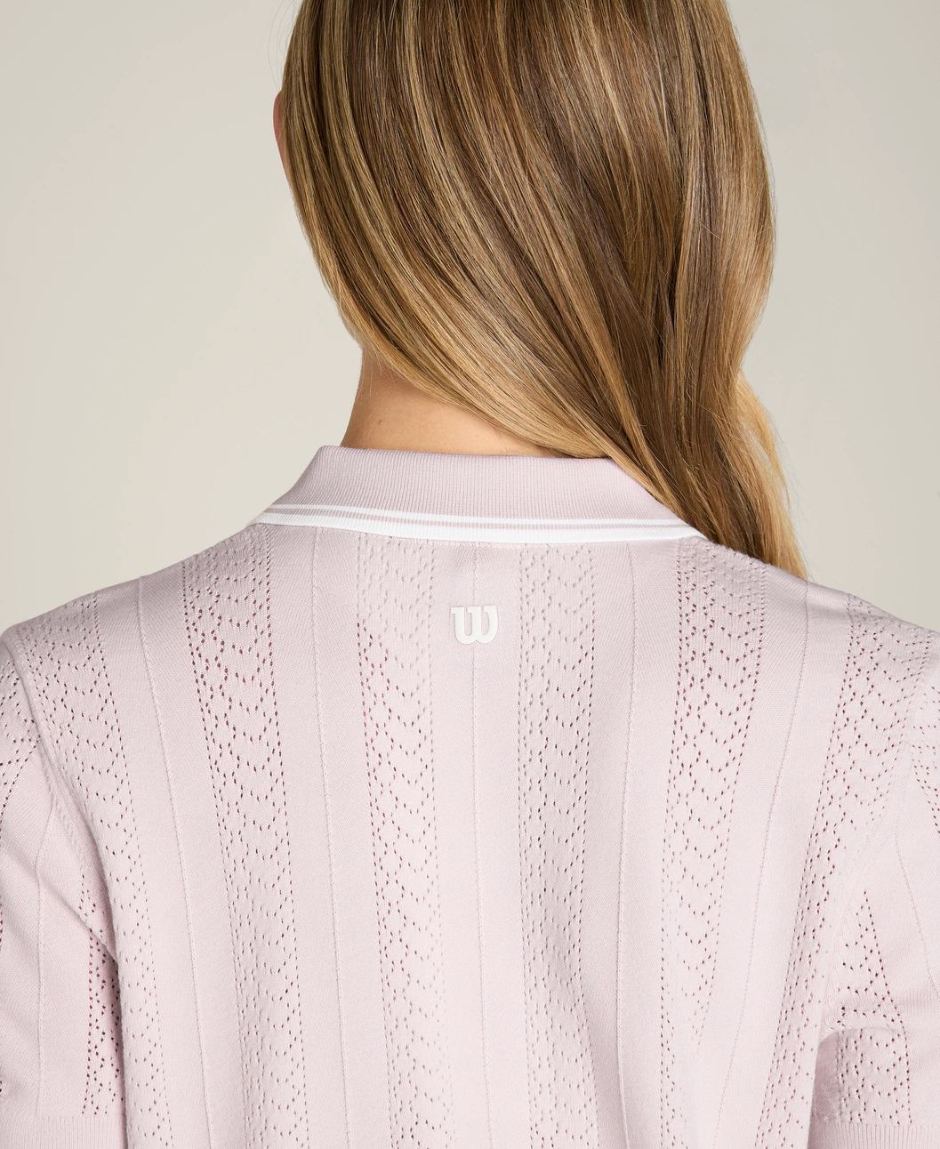 Wilson Addison Knit Pointelle Polo Shirt