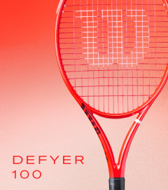 Wilson DEFYER 100 tennis racket in Adrenalyn Red