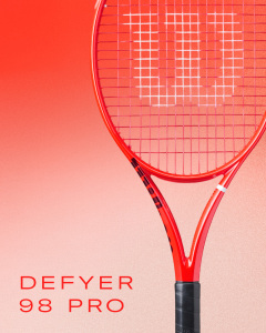 Wilson DEFYER 98 Pro tennis racket in Adrenalyn Red