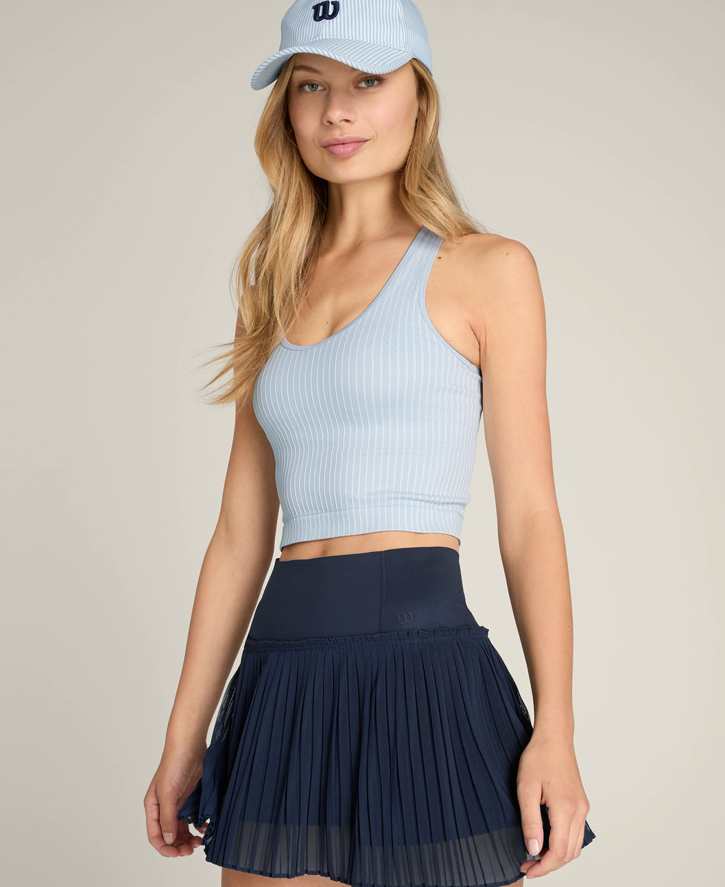 Wilson Mesh Pleated Skirt