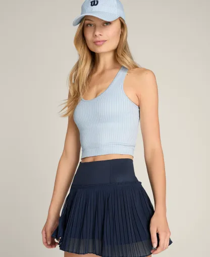 Wilson Mesh Pleated Skirt
