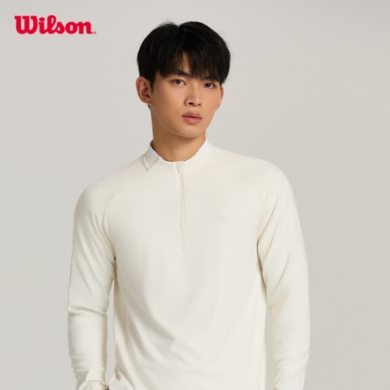 Wilson Men Alley Half-Zip LS Tee