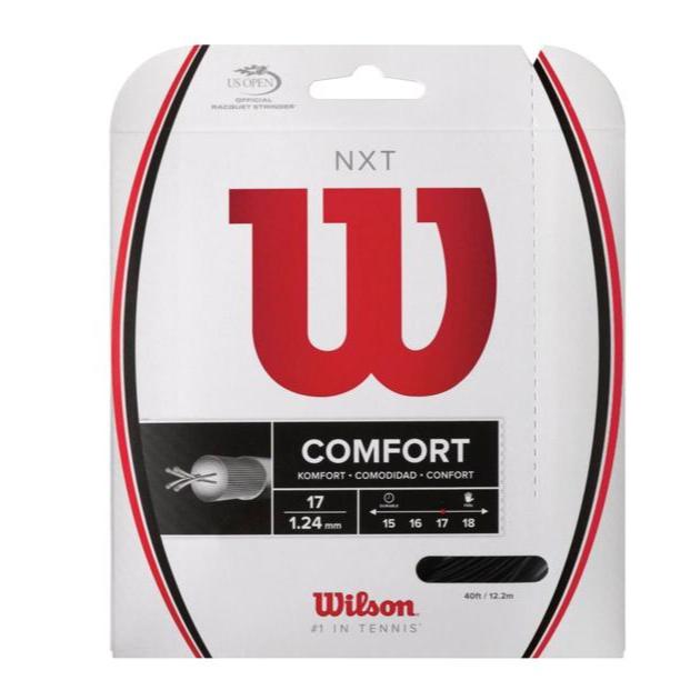 Wilson NXT 17G Tennis String Set Black WRZ943000