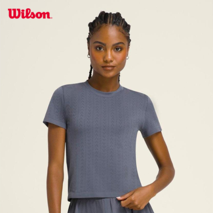 Wilson Pointelle Seamless Tee