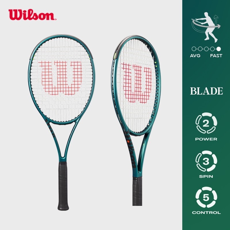 Wilson BLADE 100 V9 Performance Tennis Racket Grip Size 4 (Unstrung)