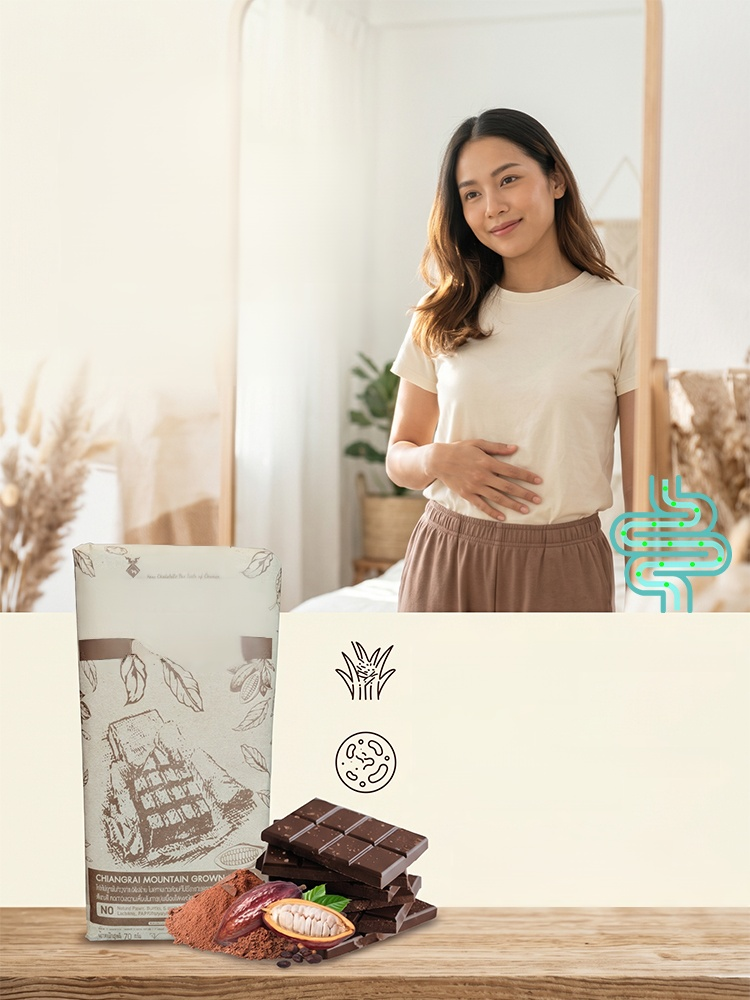 【0 น้ำตาล 0 ภาระ】 ช็อกโกแลตดำบริสุทธิ์ 100% จากเชียงราย ประหยัดแคลอรี่ ได้ใจคนรักสุขภาพ เหมาะกับสายคีโตยุคใหม่