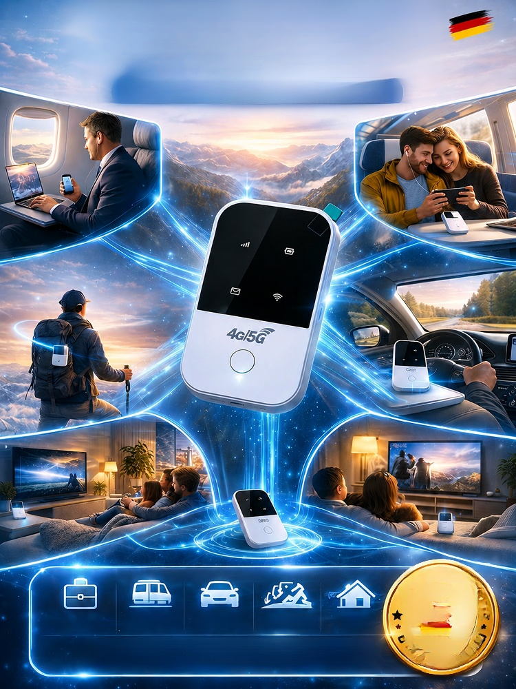 【5G ไม่จำกัดความเร็ว】ไวไฟพกพา  ใช้งานได้ทั่วโลก ไม่ต้องใช้ซิมการ์ด เชื่อมต่อกับสัญญาณที่แรงที่สุดจากผู้ให้บริการกว่า 600 รายทั่วโลกโดยอัตโนมัติ
