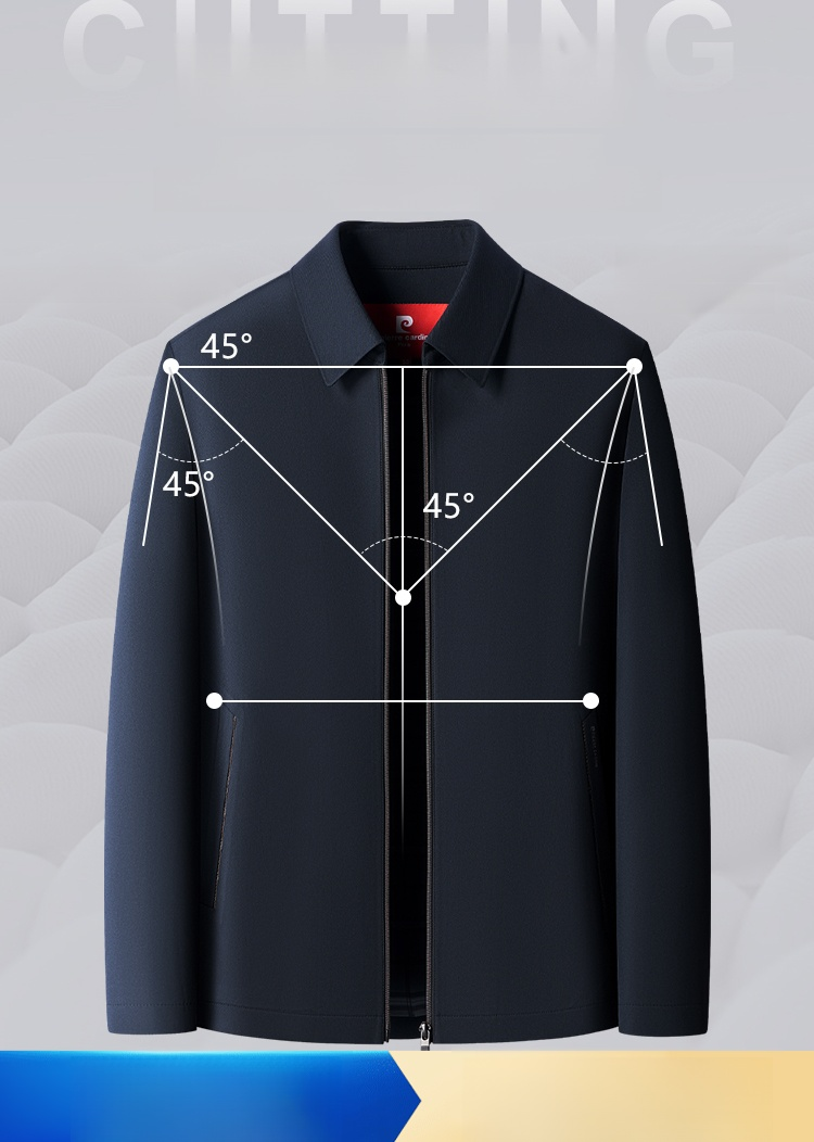 เสื้อแจ็คเก็ตคอตั้งสำหรับผู้ชาย👔ตัดเย็บแบบสามมิติ เข้ารูป ใส่สบาย หล่อมีสไตล์😎ลำลอง แมตช์ง่าย แสดงเสน่ห์ของผู้ชายที่เป็นผู้ใหญ่