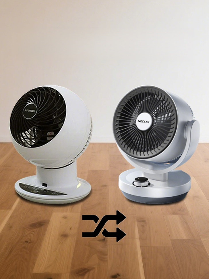 พบกับพัดลมหมุนเวียนสามมิติที่ให้คุณสัมผัสความเย็นสบายทั่วถึงทุกมุมห้อง ด้วยการส่งลมแบบ 360 องศา