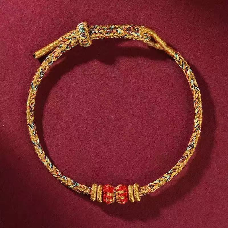 【พลิกชะตาฟ้าดิน!】 สร้อยข้อมือเชือกแดงมงคลสำหรับปีชง  $ลดครึ่งราคา! แก้ชงปี 2026 แก้ดวงตกด่วน$