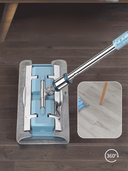 พบกับไม้ม็อบถูพื้นแบบหนีบผ้าไมโครไฟเบอร์ รุ่นอัพเกรด ใช้งานง่ายและแข็งแรง พร้อมเปลี่ยนผ้าได้สะดวก