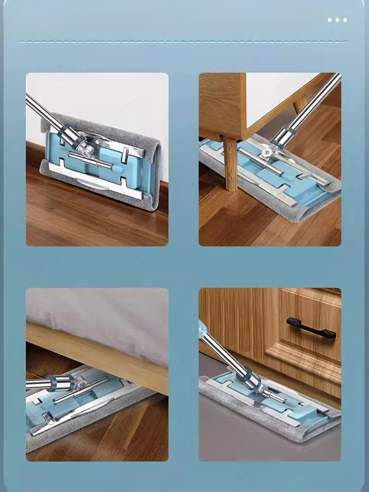 พบกับไม้ม็อบถูพื้นแบบหนีบผ้าไมโครไฟเบอร์ รุ่นอัพเกรด ใช้งานง่ายและแข็งแรง พร้อมเปลี่ยนผ้าได้สะดวก