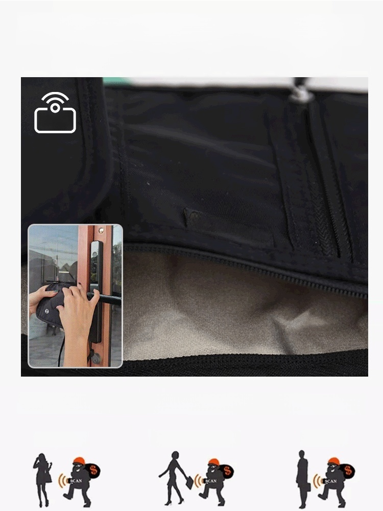 🧳✨ กระเป๋าเก็บเอกสาร & พาสปอร์ตแบบสะพายข้าง กันขโมย–กันสแกนบัตร เหมาะมากสำหรับคนบินบ่อย เดินทางต่างประเทศ หรือพกของสำคัญติดตัว!