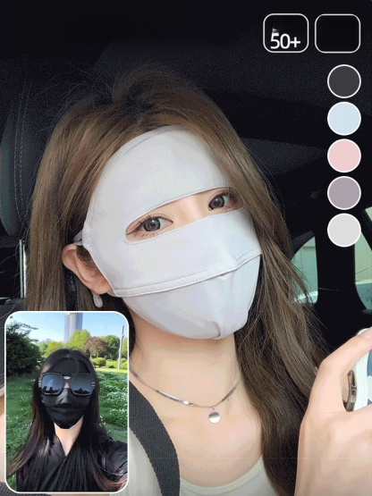 แดดแรงไม่ไหว แนะนำเป็นไอเท็มที่ควรมีช่วงหน้าร้อน หน้ากากกันยูวีแบบเต็มหน้า กันแดดได้สะใจมากแม่