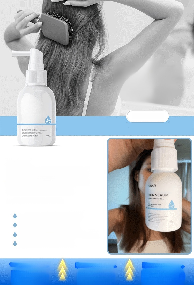 🌱เอสเซนส์บำรุงผม ป้องกันผมร่วงและเร่งผมยาว ปกป้องผมหนาสวย~ 💨ดีไซน์สเปรย์สุดสะดวก เติมสารอาหารได้ทุกที่ทุกเวลา