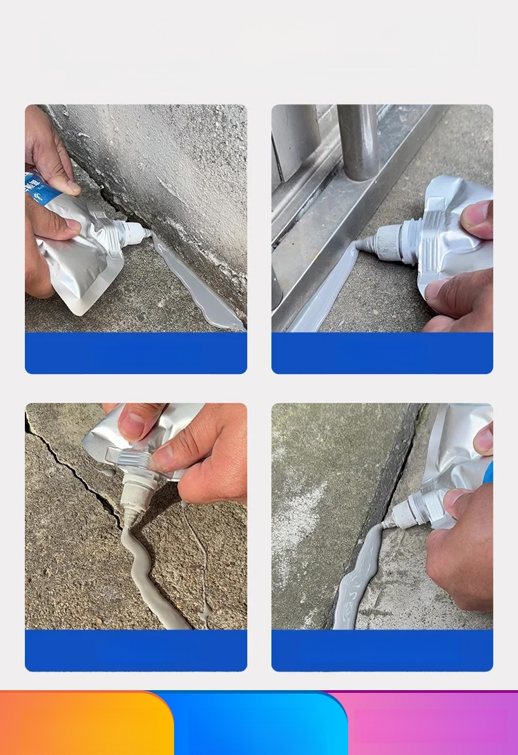 กาวยาแนวซ่อมแซมรอยแตกร้าวพื้นหลังคา  ✅มันเป็นวัสดุชนิดแห้งเร็ว  ✅ใช้เวลาเพียงสองชั่วโมงในการแห้งและแข็งตัว  ✅เพื่อให้ได้ผลในการกันน้ำและป้องกันการรั่วซึม 