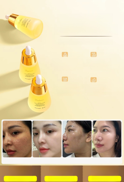 【ผลิตภัณฑ์ต่อต้านวัย】เซรั่มไวท์เทนนิ่งลดริ้วรอยบำรุงผิวด้วยน้ำมัน