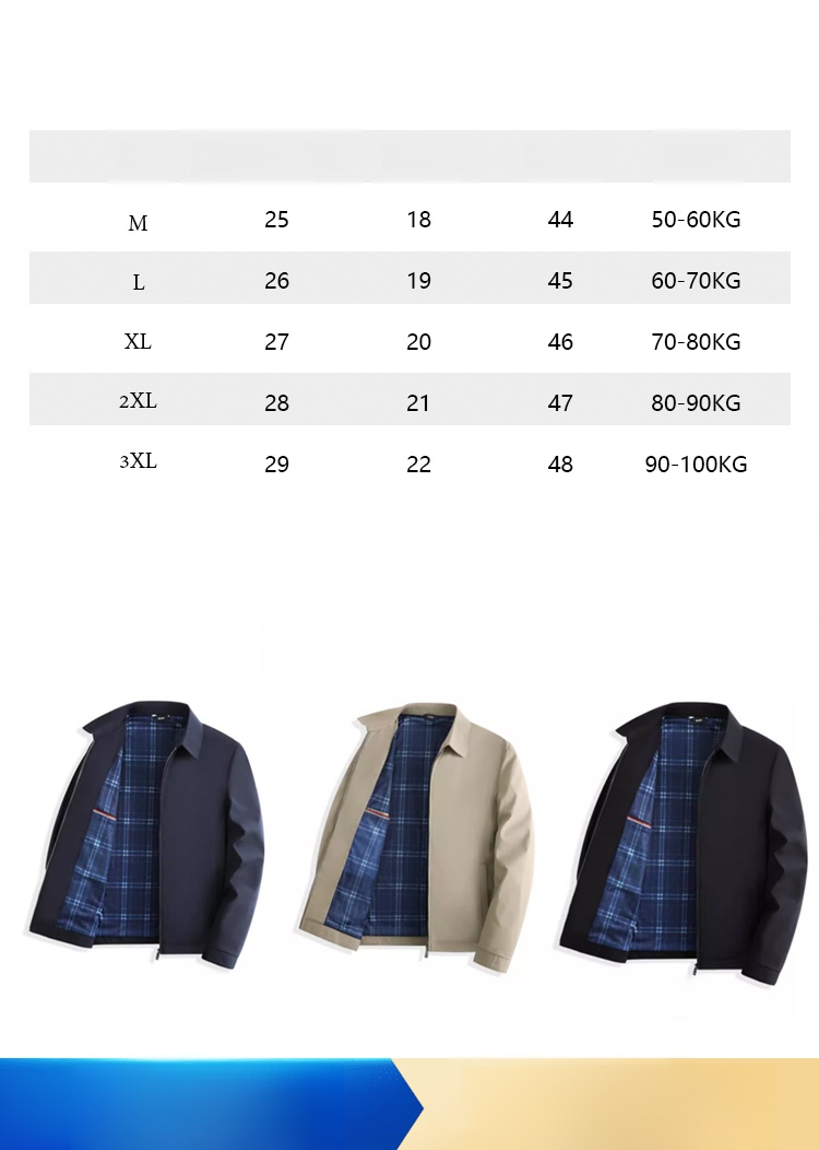 เสื้อแจ็คเก็ตคอตั้งสำหรับผู้ชาย👔ตัดเย็บแบบสามมิติ เข้ารูป ใส่สบาย หล่อมีสไตล์😎ลำลอง แมตช์ง่าย แสดงเสน่ห์ของผู้ชายที่เป็นผู้ใหญ่