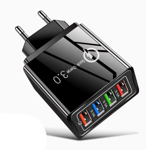 🛡️🔋 เตรียมพร้อมสำหรับการเดินทาง! 🔋🛡️ ⚡️🔌 ชาร์จได้ 4 เครื่องพร้อมกัน! 🔌⚡️ 🌍🚀 แบตหมดไม่ต้องกลัว! 🌟📱 💥🔥 เพิ่มพลังให้มือถือคุณ ตลอดทริป! 🔥💥