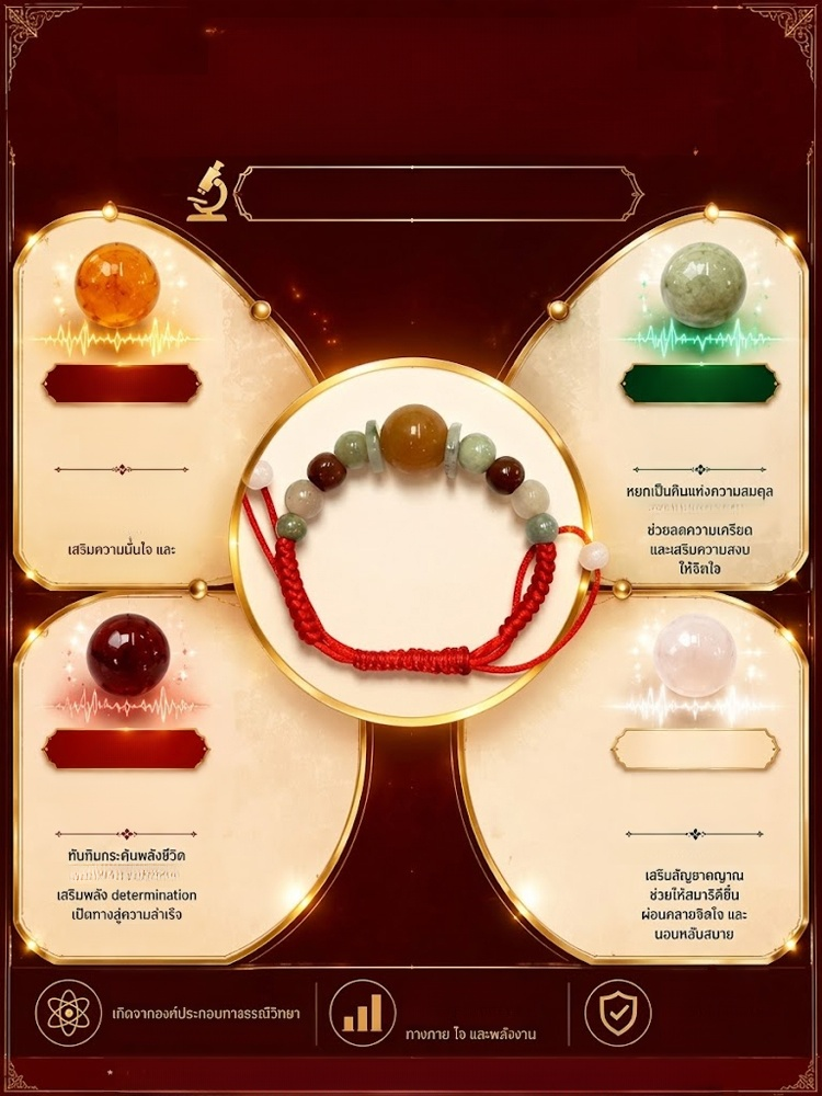【สร้อยข้อมือเชือกหยกศักดิ์สิทธิ์เสริมดวงด้วยมนต์แห่งปรมาจารย์】😊 ขอให้โชคลาภอยู่กับคุณเสมอ
