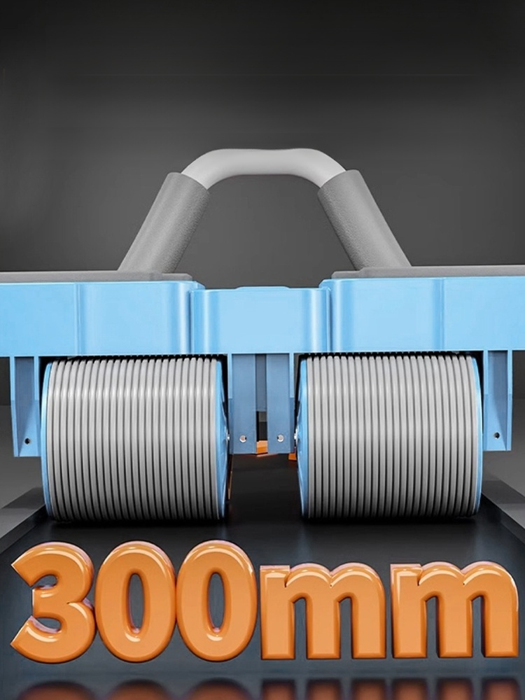 ลูกกลิ้งออกกำลังกายแบบ 4 ล้อ มาพร้อมสปริงดึงกลับอัตโนมัติ รับน้ำหนักได้เยอะ เล่นง่ายมาก 🚀