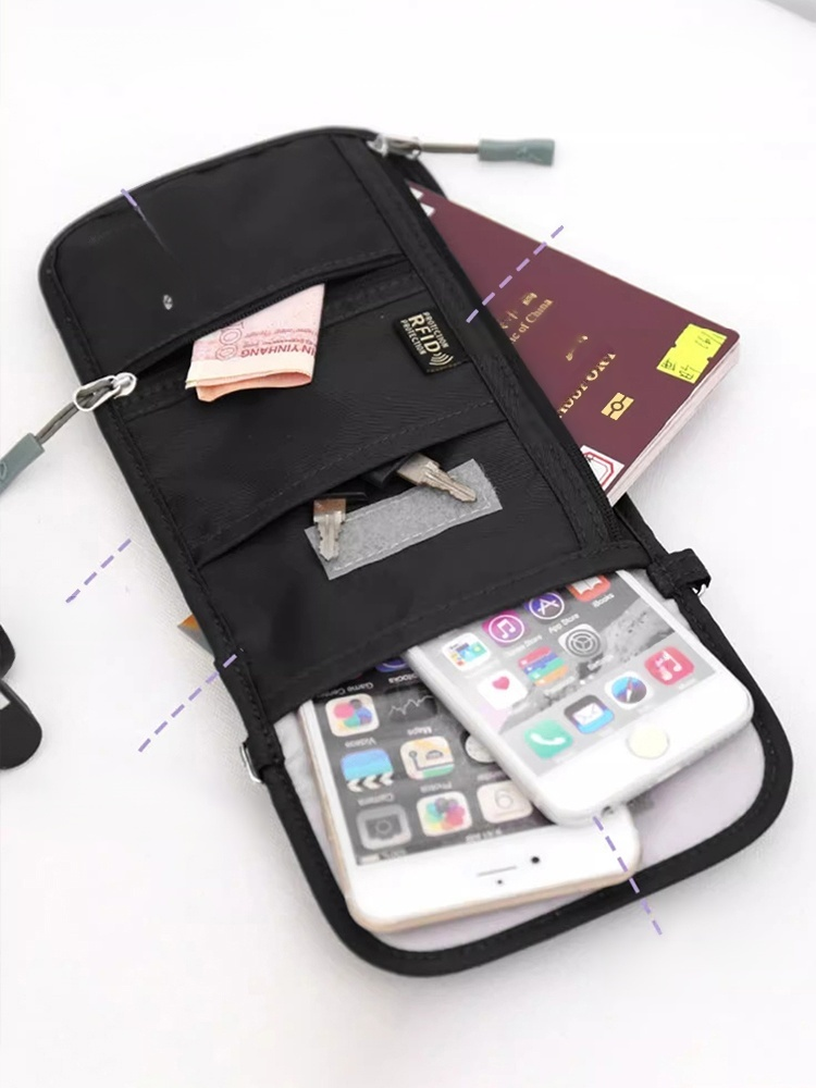 🧳✨ กระเป๋าเก็บเอกสาร & พาสปอร์ตแบบสะพายข้าง กันขโมย–กันสแกนบัตร เหมาะมากสำหรับคนบินบ่อย เดินทางต่างประเทศ หรือพกของสำคัญติดตัว!